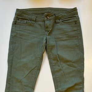 Army green jeans